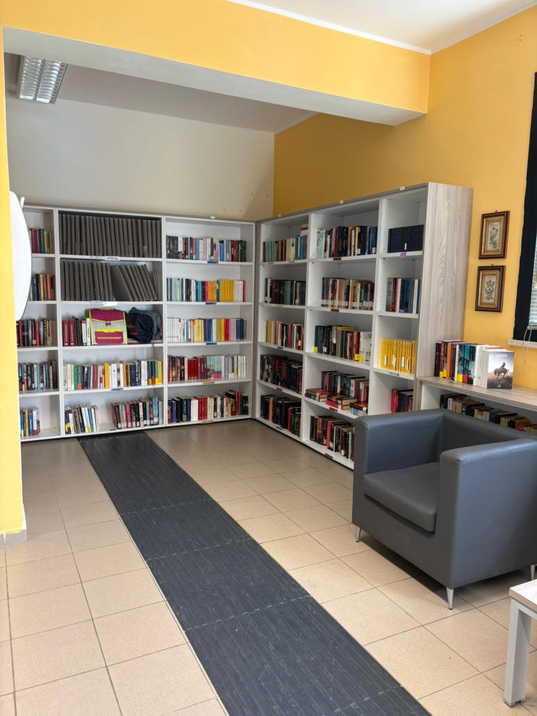 foto biblioteca stanza adulti
